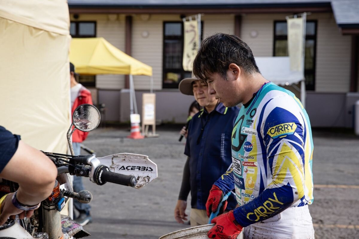 太田幸仁選手と日高2デイズエンデューロ