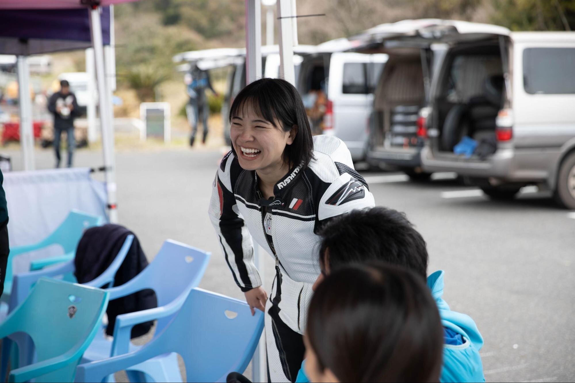 勝利後の久保まな選手