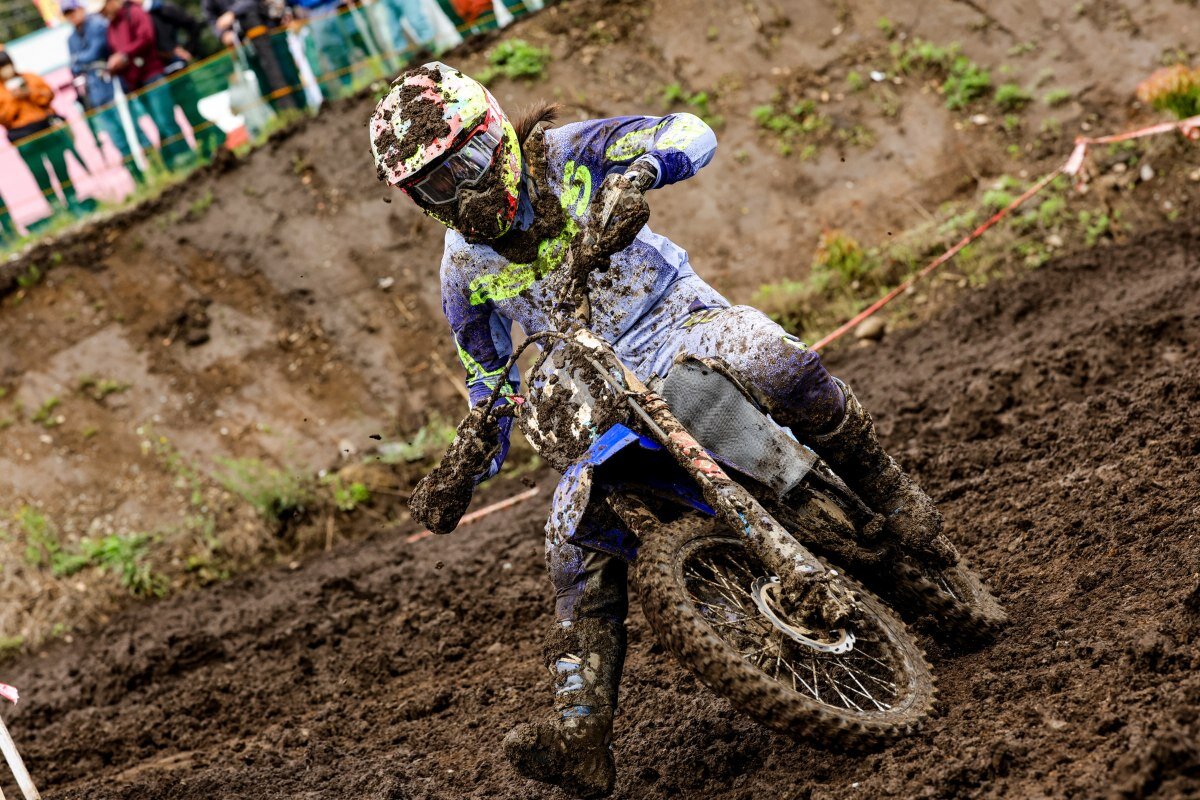 川井選手のレースの模様